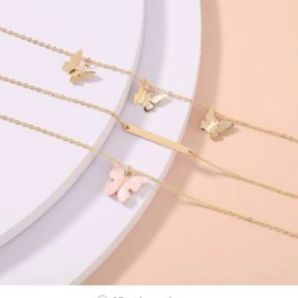 COPY - Multi-layered Butterfly Bracelet Set - Picture 2 of 3